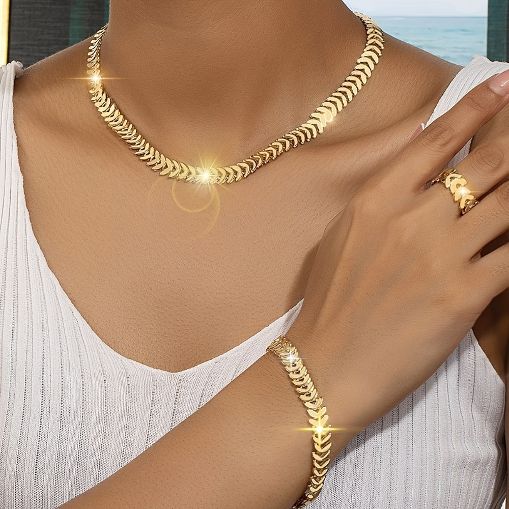 Three-piece set (gold version only)