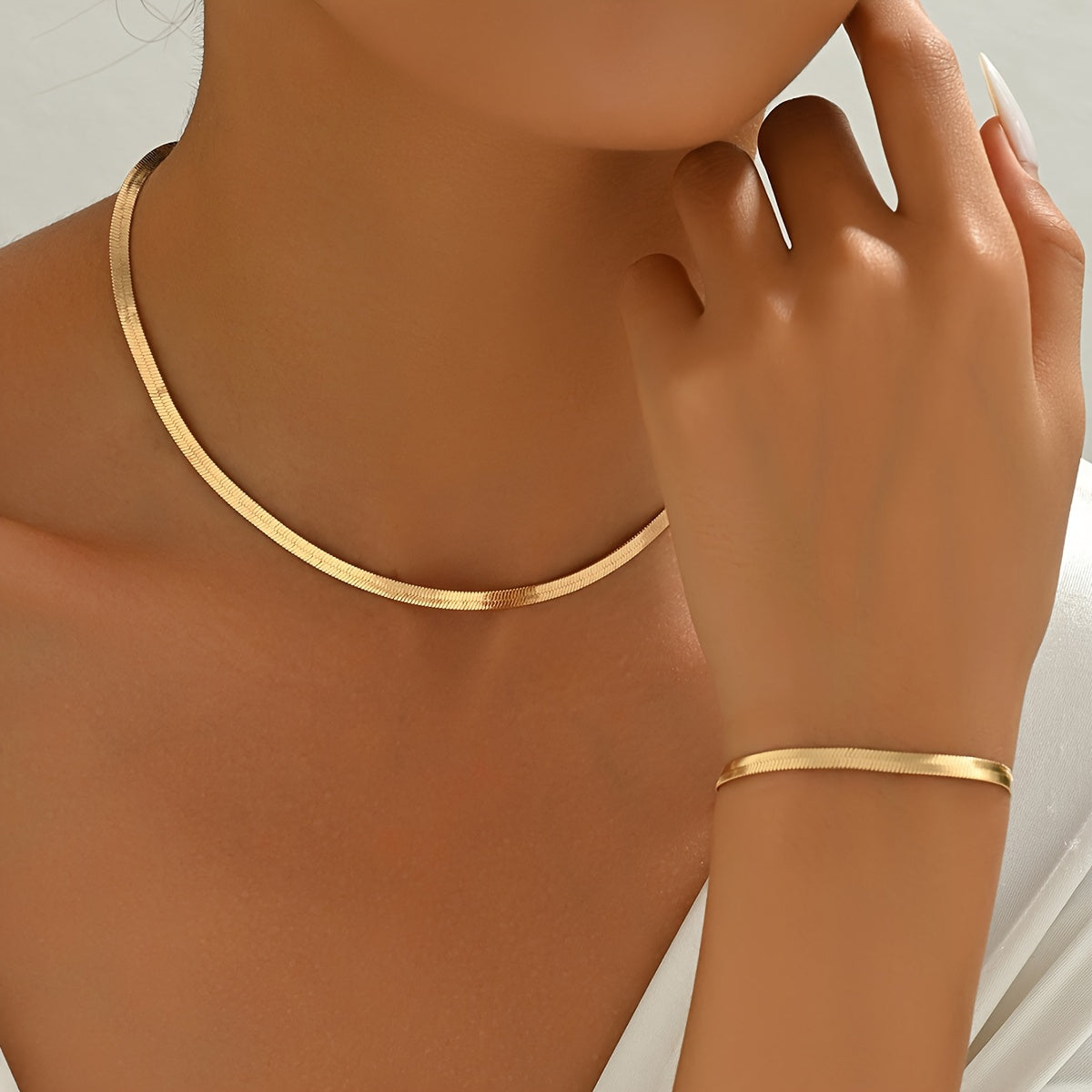 Solid gold finish