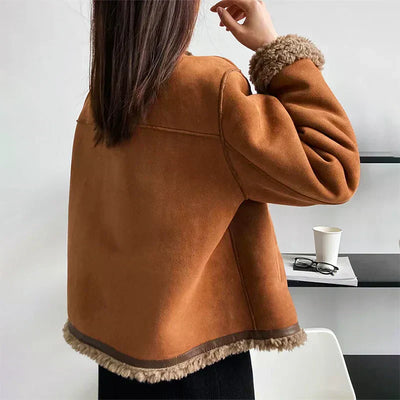Edith™ | Veste en Cuir Élégante